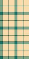 Cream and teal plaid pattern, perfect for textile design, fashion, or website backgrounds. Evokes feelings of warmth and comfort. vector