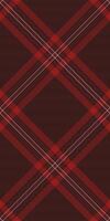 Elegant red and maroon plaid pattern. Perfect for textile design, apparel, or festive backgrounds. This sophisticated crisscross design evokes warmth and tradition. vector