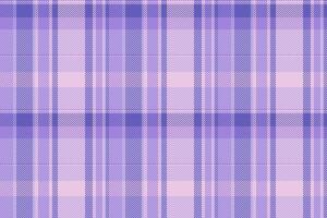 Serene pastel purple plaid pattern. Perfect for textile design, backgrounds, or crafting projects. Subtle texture and calming color palette evoke feelings of peace and tranquility. vector