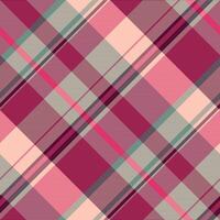 Painting check seamless background, scotland textile pattern . Repeating fabric texture tartan plaid in red and light colors. vector
