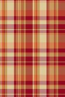 Warm autumnal plaid pattern in rich reds, oranges, and creams. Perfect for textile design, fallthemed projects, or adding a rustic touch to your visuals. vector