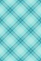 Serene aqua and teal plaid pattern. Perfect for textile design, website backgrounds, or crafting projects. This soft, repeating texture evokes calmness and sophistication. vector
