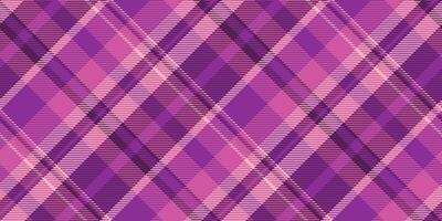 Stunning pink and purple diagonal plaid pattern. Perfect for fashion, textile, or website backgrounds. Sophisticated and versatile design ideal for creating a stylish and modern aesthetic. vector