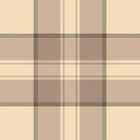 Elegant beige and taupe plaid pattern. Perfect for textile design, wrapping paper, or website backgrounds. This subtle, sophisticated texture evokes warmth and calmness. vector