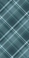 Abstract teal and white diagonal plaid pattern. Perfect for textile designs, website backgrounds, or fashion illustrations. vector