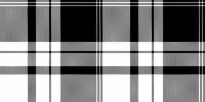 Stylish monochrome plaid pattern. Perfect for textile design, website backgrounds, or fashion projects. Clean lines and bold contrast create a modern, versatile aesthetic. vector