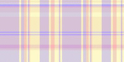 Pastel plaid pattern in soft lavender, peach, and cream. Perfect for textile design, website backgrounds, or crafting projects. vector