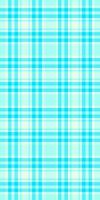 Sofa textile fabric, workshop seamless background tartan. Britain check pattern plaid texture in cyan and light colors. vector