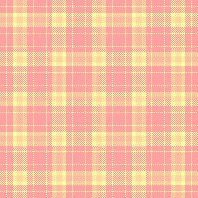 Pastel pink and yellow plaid pattern. Perfect for textile design, website backgrounds, scrapbooking, and feminine branding. This soft, subtle texture evokes feelings of warmth and comfort.