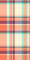 Vibrant pastel plaid pattern, perfect for textile design, fashion, or website backgrounds. This cheerful, seamless texture offers a modern take on a classic style, conveying warmth and optimism. vector