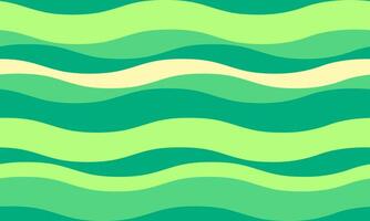 Serene, wavy abstract pattern in calming greens and pale yellow. Perfect for backgrounds, website design, or textile prints. Evokes feelings of peace, nature, and flow. vector