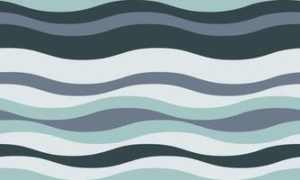 Serene abstract wavy stripes in calming teal and grey hues. Perfect for website backgrounds, textile designs, or creating a tranquil mood. Use as a seamless pattern for various applications. vector