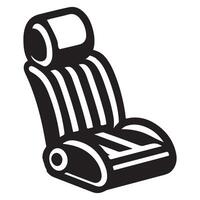 Ergonomic Automotive Seating System for Comfortable Vehicle Ride Illustration vector