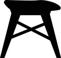 Table silhouette icon, design in trendy style vector