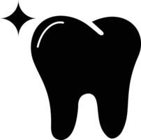 shiny tooth icon from dentist collection. Thin linear shiny tooth, medical, dental outline icon isolated on white background. healthy teeth icon vector