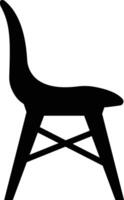 Chair icon, in flat style. Chair and Seating icons silhouettes design template. modern soft fabric office arm chairs, isolated on white background vector