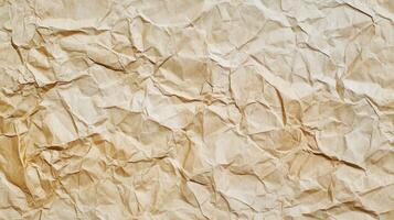 Crumpled paper texture background photo