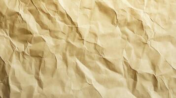 Crumpled paper texture background photo