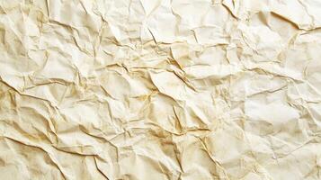 Crumpled paper texture background photo