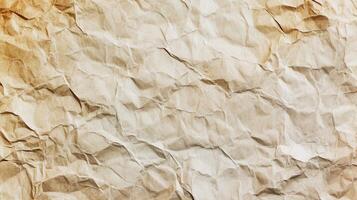 Crumpled paper texture background photo