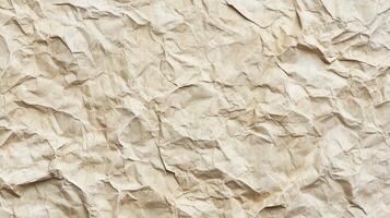 Crumpled paper texture background photo
