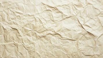 Crumpled paper texture background photo