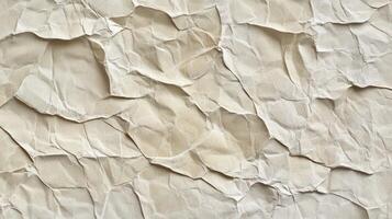 Crumpled paper texture background photo