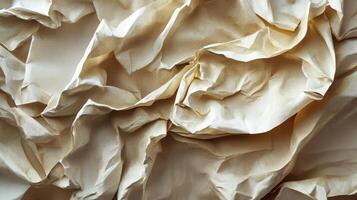 Crumpled paper background photo