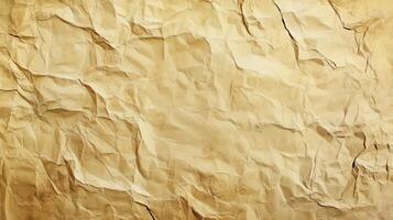 Crumpled paper texture background photo