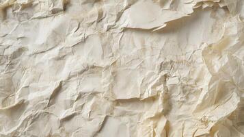 Crumpled paper texture background photo