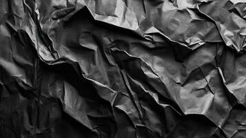 Crumpled paper texture background photo