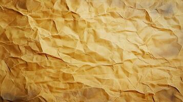 Crumpled paper texture background photo