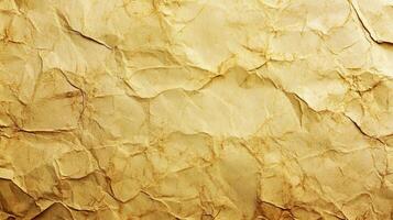 Crumpled paper texture background photo