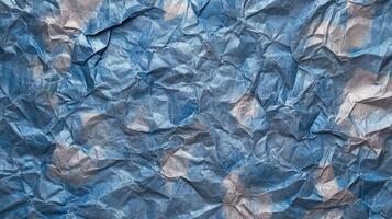 Crumpled paper texture background photo