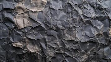 Crumpled paper texture background photo