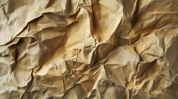 Crumpled paper texture background photo