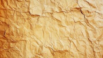 Crumpled paper texture background photo