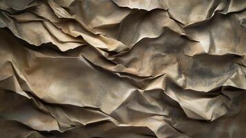 A close up of a crumpled paper texture photo