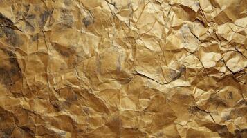 Crumpled paper texture background photo