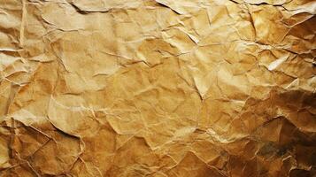 Crumpled paper texture background photo