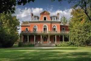 The mansion at the end of the road photo