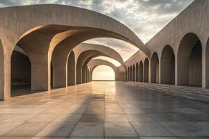 Sunset Archway Plaza, Desert, Architectural Design photo