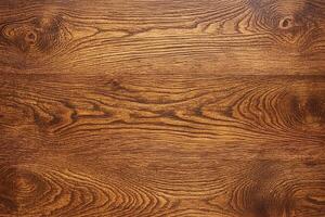 Close-up of a textured wooden surface with rich grain. photo