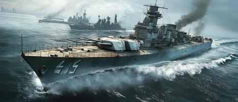 Battleship Ocean Fleet War Game photo