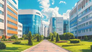 Sunny City Office Park Pathway photo