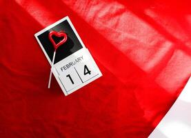 valentine's day on the calendar photo