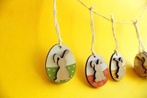 Easter decorative eggs photo