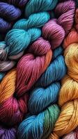 Vibrant Yarn Collection - A Colorful Craftsman's Delight photo