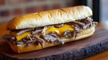 Savory Beef and Cheese Melt Sandwich - A Culinary Delight photo