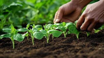 Planting Seeds Cultivating a Bountiful Harvest photo